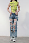 RUI Ripped Jeans RSS23WV10 Blue denim denim blue